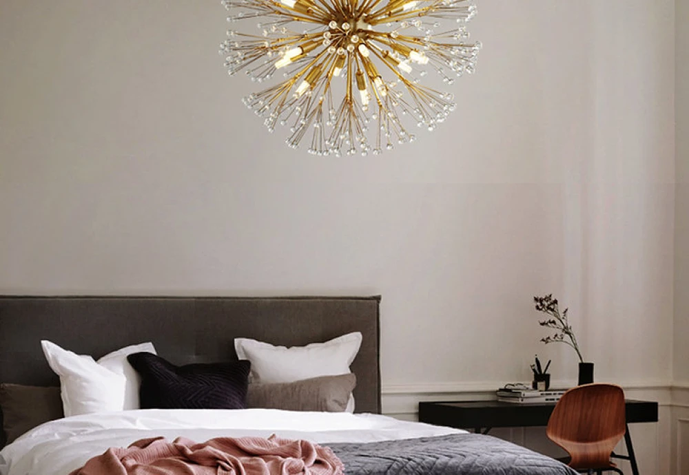 globe chandelier crystal